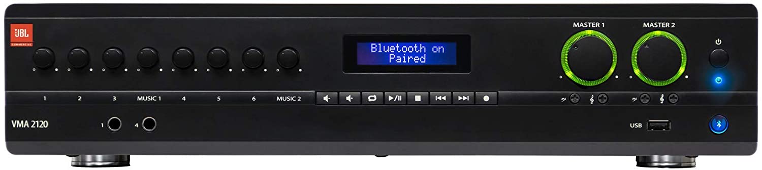 JBL - NVMA2120-0-US - Commercial Bluetooth Amplifier - 240 W RMS - 2 Channel