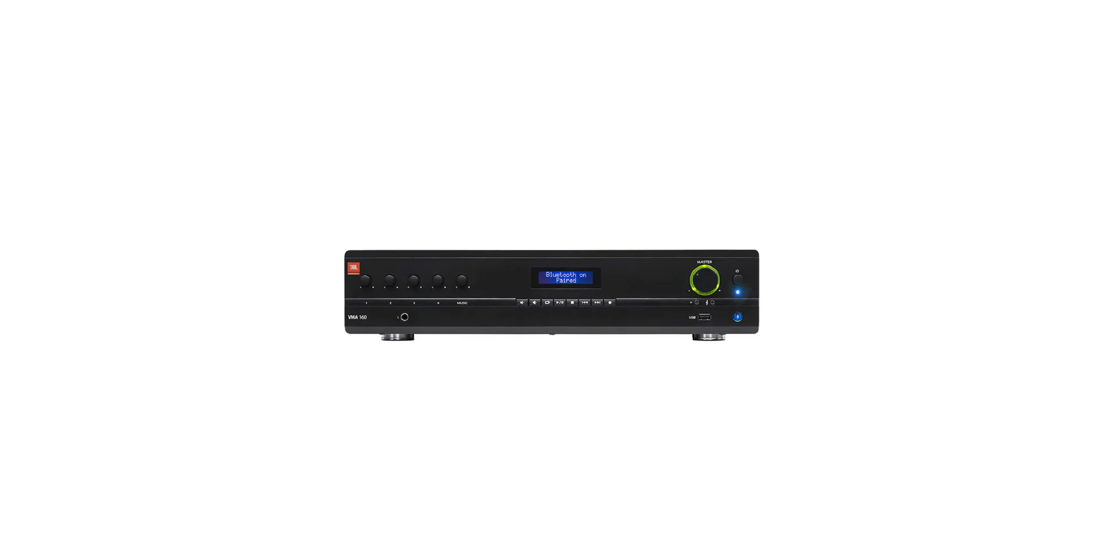 JBL - NVMA160-0-US - Commercial Series 60W Bluetooth-Enabled Mixer/Amplifier