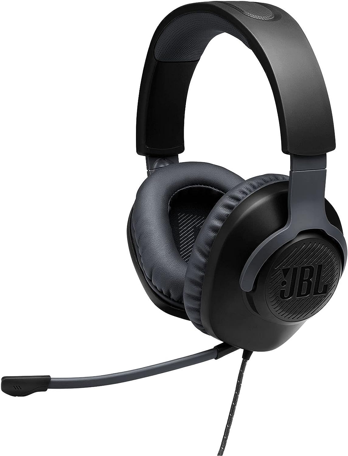JBL - Quantum 100 - Wired Over-Ear Gaming Headphones - Black
