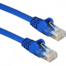 QVS 3-Pack 14ft 350MHz CAT5e/Ethernet Flexible Snagless Blue Patch Cord