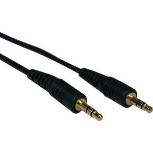 Tripp Lite 3.5mm Mini Stereo Audio Cable for Microphones, Speakers and Headphones