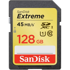 SanDisk Extreme 128 GB Secure Digital Extended Capacity (SDXC)