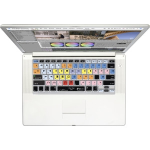 KB Covers Avid Media Composer Keyboard Cover for MacBook Pro w/Silver Keys & PowerBook