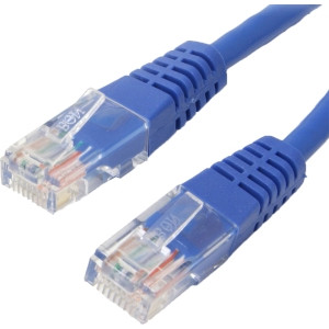 4XEM 100FT Cat6 Molded RJ45 UTP Ethernet Patch Cable (Blue)