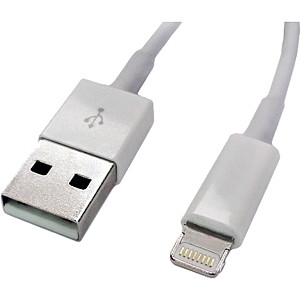 Premiertek 8 Pin Lightning USB 2.0 Data Sync & Charger Cable Connector Adapter