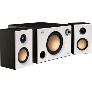 HiVi M10 2.1 Speaker System - 31 W RMS - Black, Pearl White