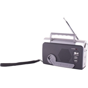 Stansport Multi-Function Emergency FM Weatherband With LED Light Dynamo Radio