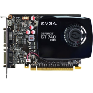 EVGA GeForce GT 740 Graphic Card - 1.06 GHz Core - 2 GB DDR3 SDRAM - PCI Express 3.0 x16 - Single Slot Space Required
