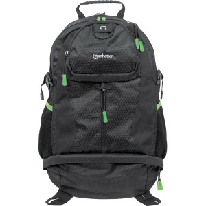 Manhattan Trekpack 439749 Carrying Case (Backpack) for 17" Notebook - Black, Green