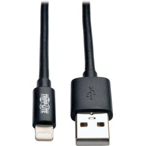Tripp Lite USB Sync/Charge Cable with Lightning Connector, Black, 10 ft. (3 m)