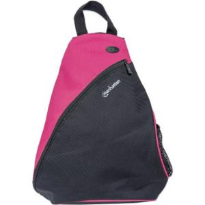Manhattan Dashpack 439879 Carrying Case (Sling) for 12" Tablet, Ultrabook, Chromebook, iPad - Black, Pink