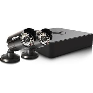 Swann Compact Security System - 4 Channel Digital Video Recorder & 2 Cameras