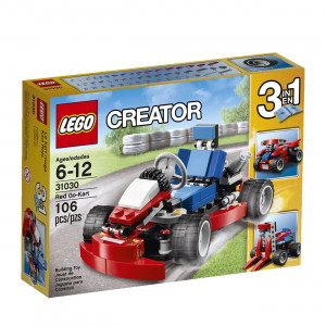 LEGO® Creator 31030 Red Go-Kart with viewable steering mechanism