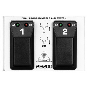 BEHRINGER DUAL A/B SWITCH AB200 Programmable Footswitch