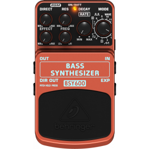 BEHRINGER BASS SYNTHESIZER BSY600 Ultimate Bass Synthesizer Effects Pedal 