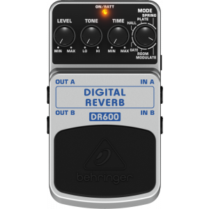BEHRINGER DIGITAL REVERB DR600 Digital Stereo Reverb Effects Pedal
