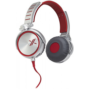 Sony - X Over the ear Headphones - Red/Silver 