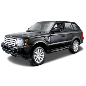 Bburago 18-12069 Range Rover Sport Diecast Vehicle 1:18 Scale- Black
