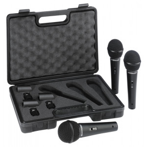 BEHRINGER ULTRAVOICE XM1800S Dynamic Cardioid Vocal Microphones 3-Pack