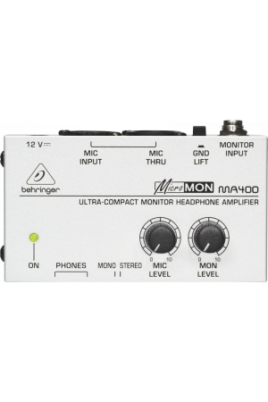 BEHRINGER MICROMON MA400 Ultra-Compact Monitor Headphone Amplifier